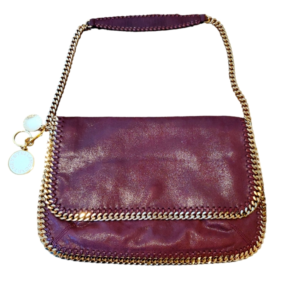 Stella McCartney Falabella Plum  Messenger Shoulder Bag - NWT